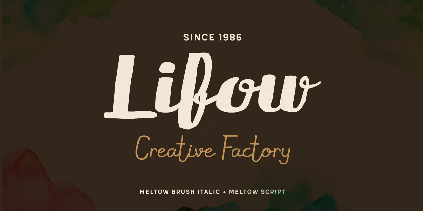 Meltow Script Rust Font preview